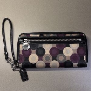 Coach Multicolor Wristlet Wallet